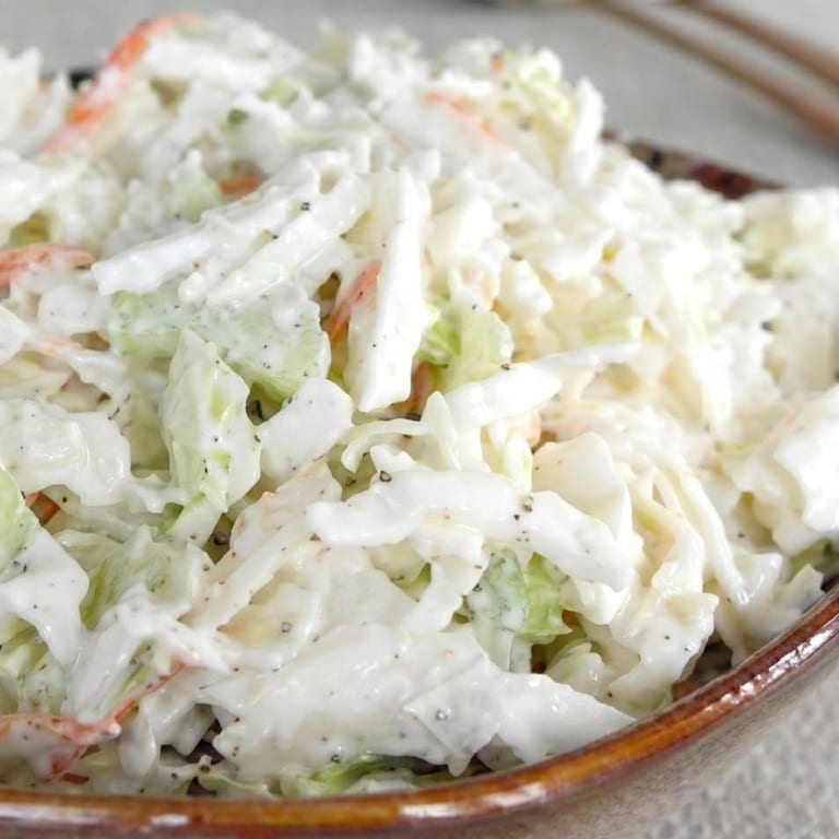 Savor Our Fresh Coleslaw